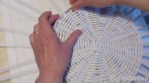 Корзина круглая с ручкой (пасхальная). Часть 1.