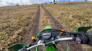 подъем в гору на kawasaki kdx 125 sr