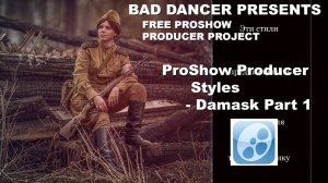 Free ProShow Producer project - Damask Styles Part 1