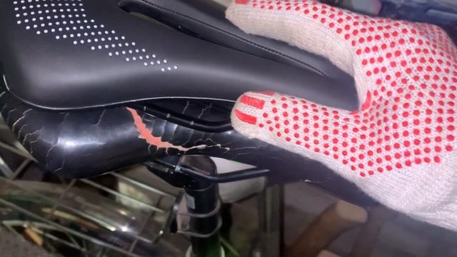 Поменял седло на велосипеде