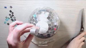 Диско шар своими руками | Декор для праздника | Диско ш?