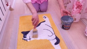 Обработка изнанки ковра