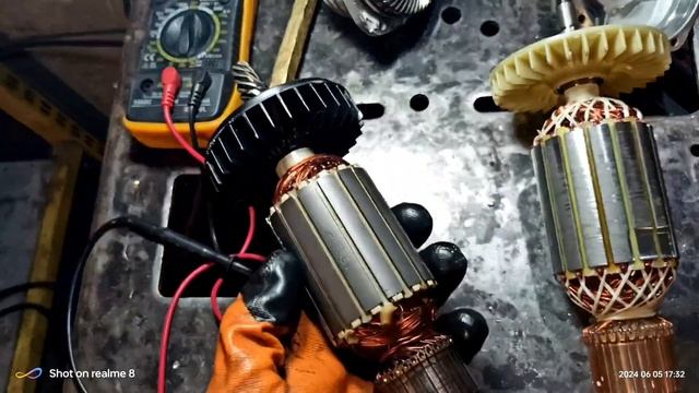 Восстановление якоря на электрорезе Макита 4114s. Досто? смотреть онлайн