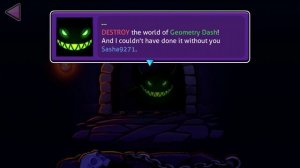Концовка Geometry Dash
