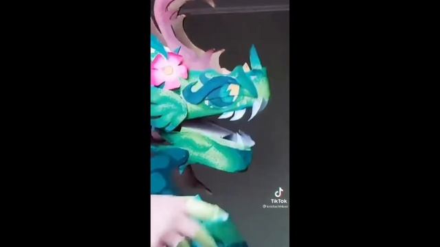 Дракони из Тик Ток. Драконы из бумаги на руку. Лучшие драконы из сети. смотреть онлайн