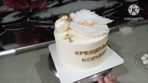 Идея оформления торта на Крещение.