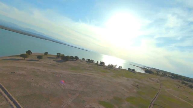 Кыргызстан, учебный FPV вылет на Иссык Куле Тополиный п?
