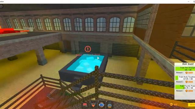 Обучение в игре Super Power Training Simulator часть-2