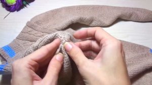 Джемпер для мальчика. Вяжем рукава и заканчиваем изделие. часть 4 из 4 (вязание спицами)