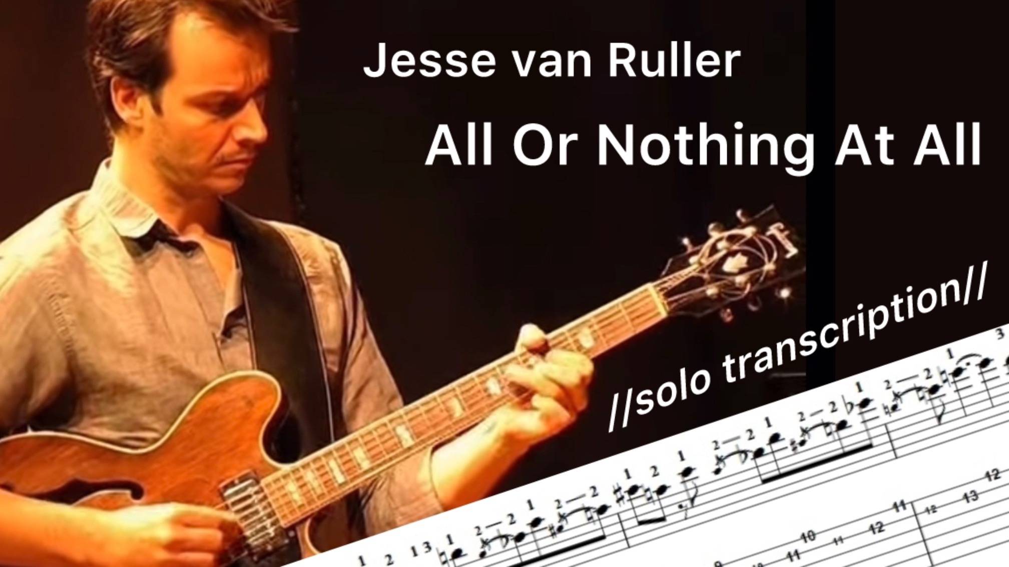 All Or Nothing At All Jesse Van Ruller (Jazz In Zandvoort)