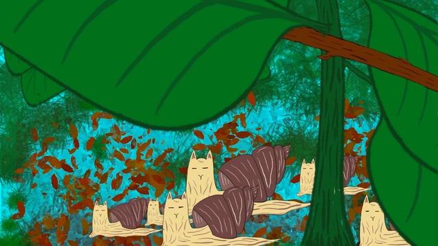 Семейство улиток. #procreate #анимация #2d смотреть онлайн