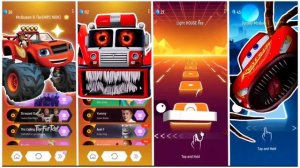 Молния Маккуин против пожирателя пожарных машин против Монстра-маяка против паука Лайтнинг Маккуин