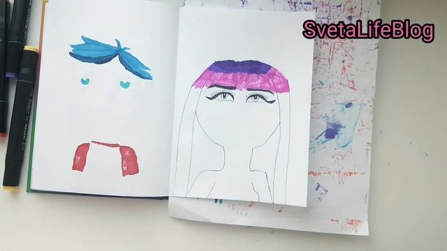 Рисую скетчи вместе с вами | Девочка в стиле Сэйлор Мун | SvetaLifeBlog смотреть онлайн