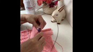 Кофта для девочки, 3-4 года, вязание спицами, простой рисунок в два ряда.DIY.Часть 2.