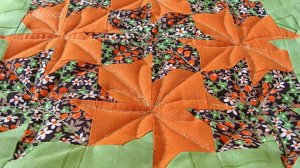 🍁 Осенний листопад в лоскутном шитье: красивый