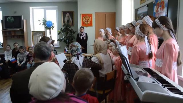 23 февраля 2014. Детский хор храма Преображения, г. Екатер смотреть онлайн