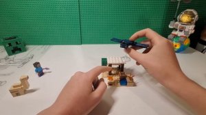 Обзор на лего майнкрафт экспедиция стива в пустыне