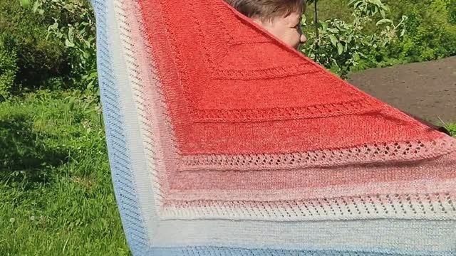 Готовая работа. Шаль. смотреть онлайн