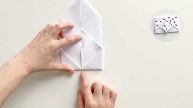 Как сделать красивый подарочный конверт письмо из бумаги A4 | Открытка-конверт оригами смотреть онлайн