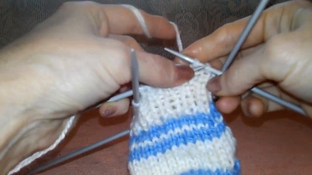 knitting_socks Как вязать Носки Урок 4 РЕЗИНКА для начинающих смотреть онлайн