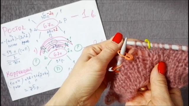 Хэйворд ч. 6 - вяжем росток. Укороченные ряды