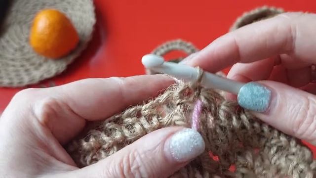 #1 Корзинка-Прямоугольник #вязание #крючком #снуля #джут