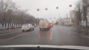 Перекрёсток площадь Гагарина город Тверь, поворот нап