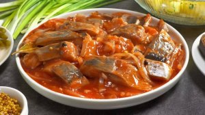 СЕЛЕДКА В ТОМАТНОМ СОУСЕ - Вкусная закуска. Приготовить просто и легко! Рецепт Всегда Вкусно!