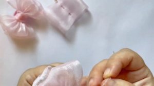 Бантики BARBIE из ОРГАНЗЫ.Легко делается и быстро ПРОДАЮТСЯ