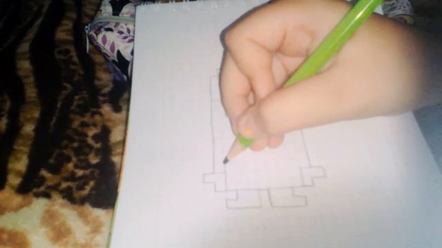 Рисуем миньона по клеточкам смотреть онлайн