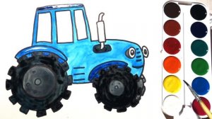 Что ты делал Синий Трактор? Как нарисовать Синий Тракт