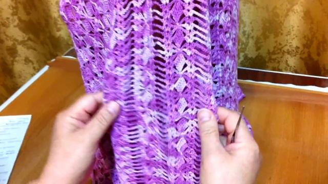 Ажурная кофточка крючком из хлопка / Openwork Blouse Cotton Crochet