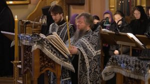 Царские часы в Страстную Пятницу в Покровском женском