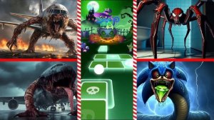 ЗАРАЖЕННЫЙ 🆚 ЧЕЛОВЕК - ПАУК 🆚 ЗАРАЖЕННОЕ НЕБО 🆚 Звуковой прыжок по плиткам