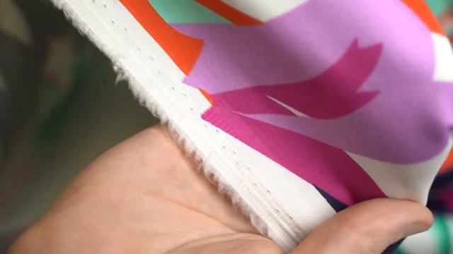 Ткань плательная принт 98% хлопок, 2% эластан Италия смотреть онлайн