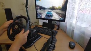 Игровой руль для ралли с коробкой передач и ручник в 202