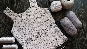 Летний топ из пряжи «Ирина»