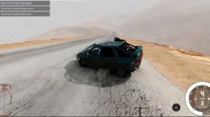 СПУСК БЕЗ ТОРМОЗОВ 4# ЭКСТРЕМАЛЬНЫЙ СПУСК | BeamNG Drive