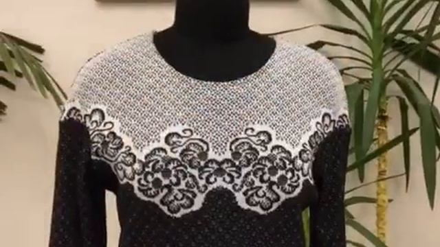 Milana Style. Вязаная туника. Модель 1470. Размеры 48 - 64. смотреть онлайн