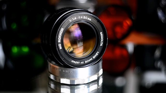 Объектив MINOLTA MD ROKKOR 1:1.4 f=50mm смотреть онлайн