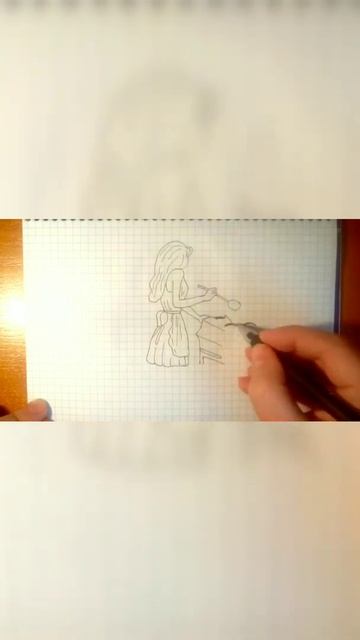 How to draw a beautiful girl easy to draw /как нарисовать девушку #drawing #short #shorts #art #202 смотреть онлайн