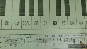 Ми мажор. Построение гаммы, интервалов, главных трезвучий