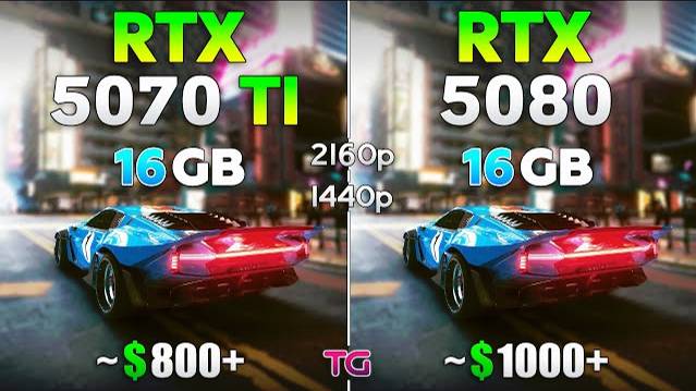 RTX 5070 Ti vs RTX 5080 - Test in 10 Games | 1440p & 4K смотреть онлайн