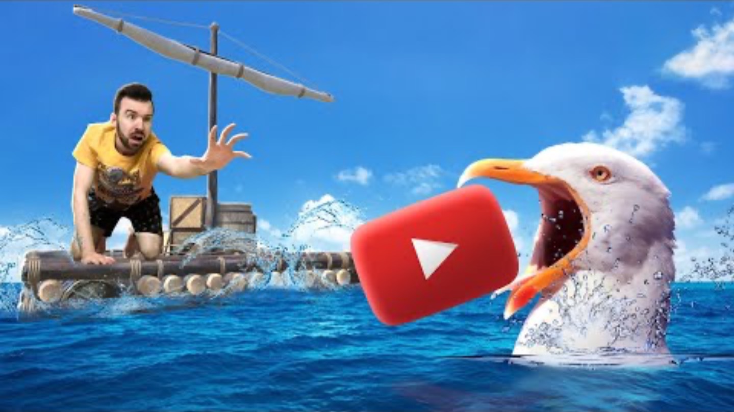 ЧАЙКА ЗАХВАТИЛА МОЙ КАНАЛ в Raft смотреть онлайн