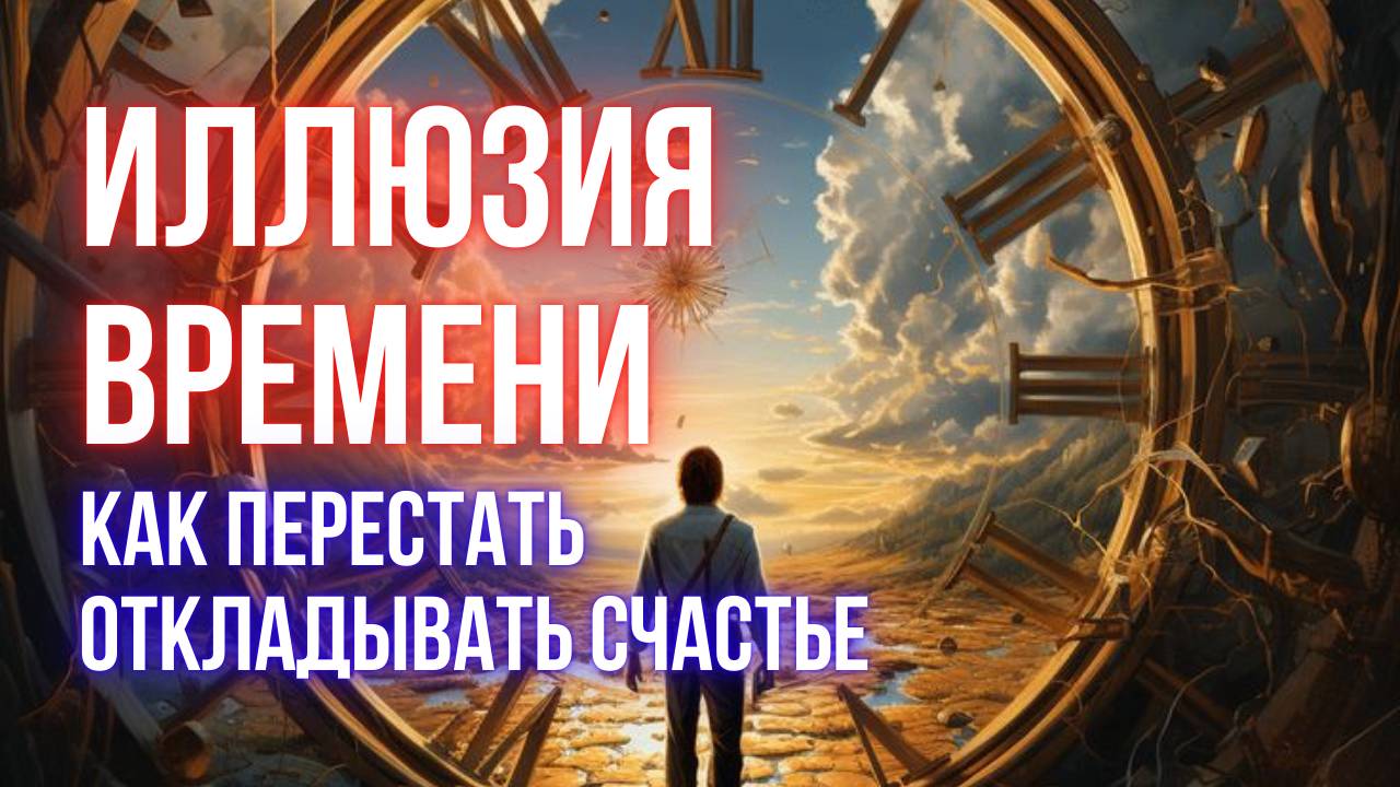 Время — иллюзия | Как перестать ждать и начать жить #духовнаяпрактика #счастье #вневремени