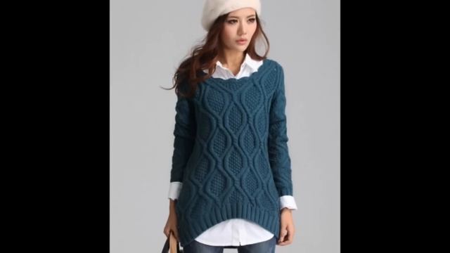 Вязание Спицами - Модные Джемпера - 2019 / Knitting with Needles Fashionable Sweaters смотреть онлайн