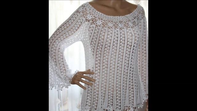 Пляжная Туника Крючком для Женщин 2019 / Beach Tunic Crochet For Women / Haken Strand Tunika