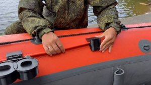 Органайзер для рыболовных принадлежностей в лодку ПВХ с креплением на ликтрос LODFORT