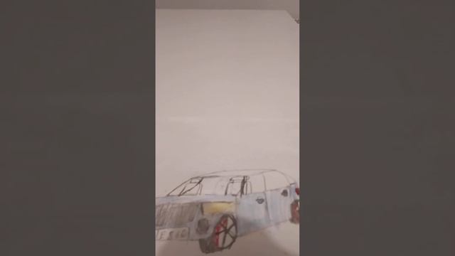 как нарисовать машину 3D легко часть 2 смотреть онлайн