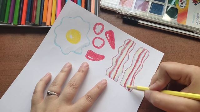 РИСУЕМ БУМАЖНУЮ ЕДУ! смотреть онлайн
